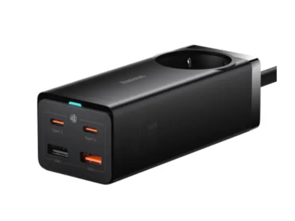 Punjač BASEUS GaN3 Pro Desktop Powerstrip65WAC+2U+2Ccrna+Type-C kabl 100W' ( 'PSZM000901' ) 