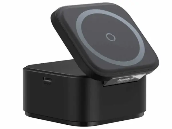 Bežični punjač BASEUS MagPro 2u1magnetni25Wcrna' ( 'P10264100123-00' )