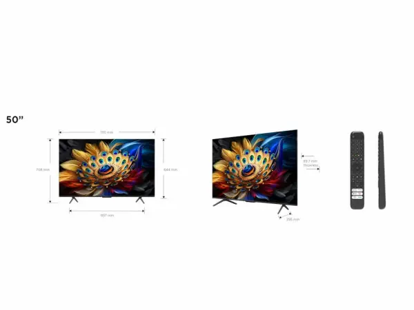 Televizor TCL 50C655QLED50''4K HDR PROGoogle TV' ( '50C655' ) 