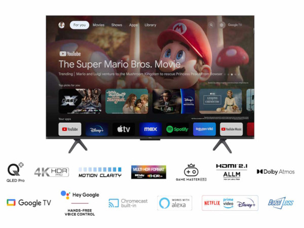 Televizor TCL 50C655QLED50''4K HDR PROGoogle TV' ( '50C655' ) 