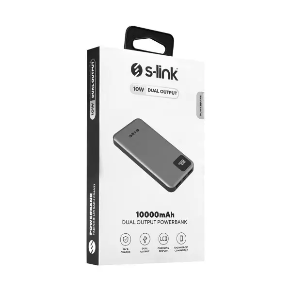 Powerbank S-LINK G104 10000mAh LCDsivi