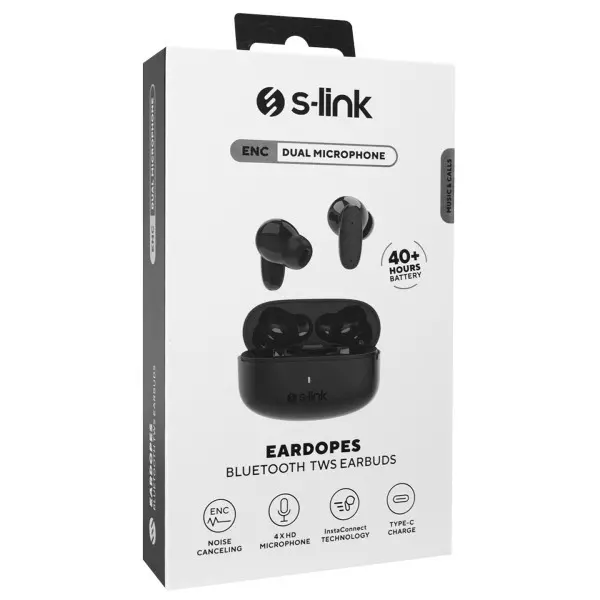 Slušalice sa mikrofonom S-Link SL-TWS08 TWS Bluetooth crne