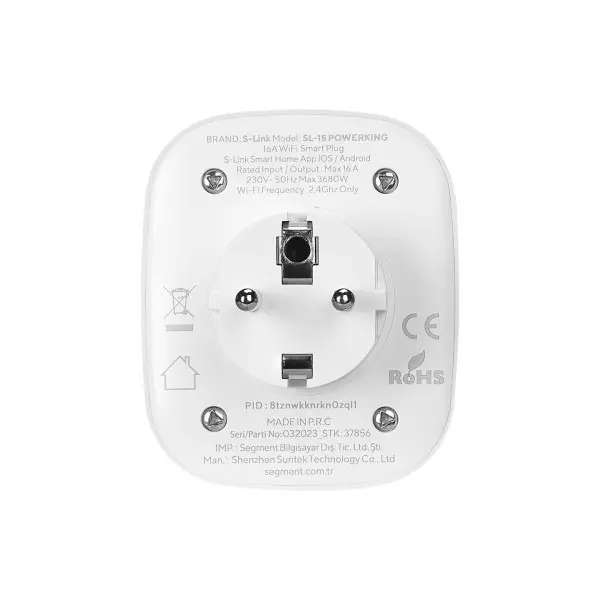 SMART utičnica S-LINK SL-15 WiFI16A