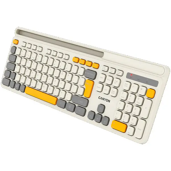 CANYON keyboard HKB-W03 ENAD AAA Wireless Beige ( CNS-HKBW03BG-AD ) 