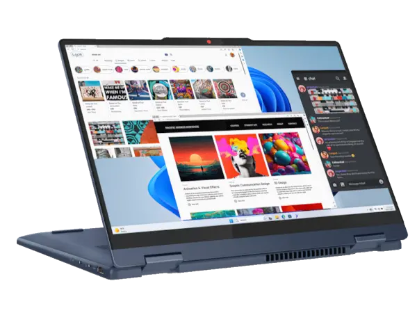 Laptop LENOVO IdeaPad 5 2in1 14AHP9 DOS14'' WUXGARyzen 7-8845HS16GB1TBFPRbacklit SRBplava' ( '83DR002MYA' ) 