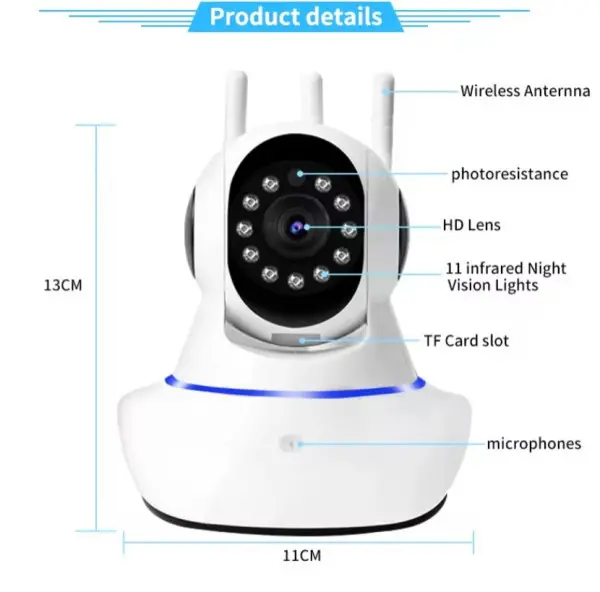 CAM-IP3MP-Q11  GMB kamera 3 mpix microSD iCSee xmeye pro app Two-way voice PTZ (alt. ICAM-WRHD-02 )