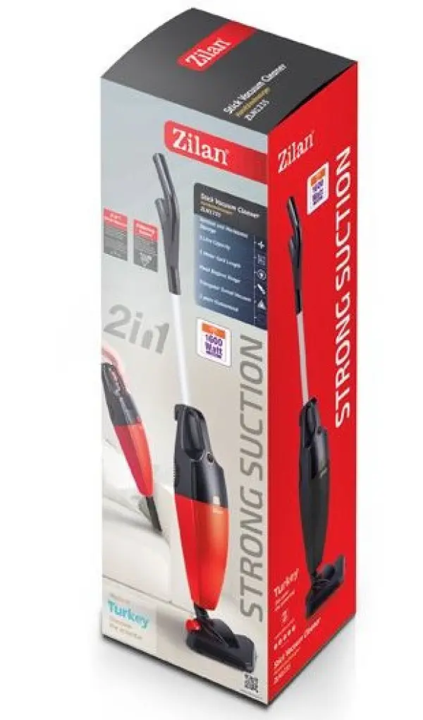 Zilan ZLN1235 RD Usisivač sa posudom 800W, crveno/crni