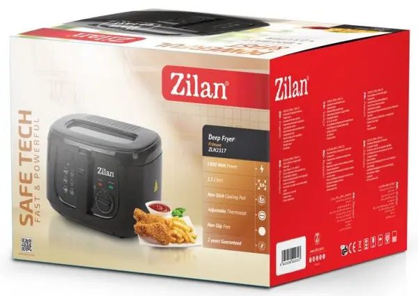 Zilan ZLN2317 Friteza kapacitet 2.5L, 1800W, crna