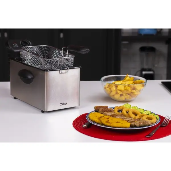 Zilan ZLN1819 Friteza od nerđajuceg čelika,2180W, kapaciteta 3 litra, zaštita od pregreva
