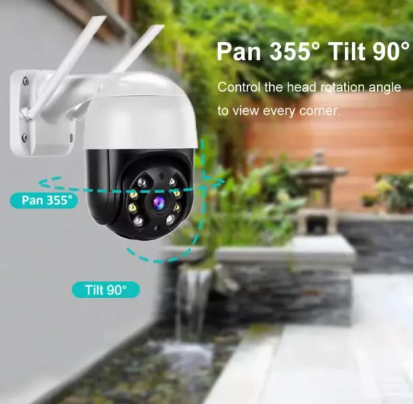 CAM-IP2MP-EP8 GMB kamera 2 mpix microSD iCSee xmeye pro Two-way voice PTZ ip66 1.5inch black/white