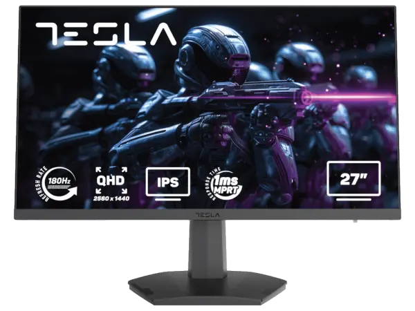 Monitor TESLA 27GH645BQ 27''IPS2560x1440180Hz1ms MPRTHDMIx2,DPAdaptive syncVESAcrna' ( '27GH645BQ' ) 