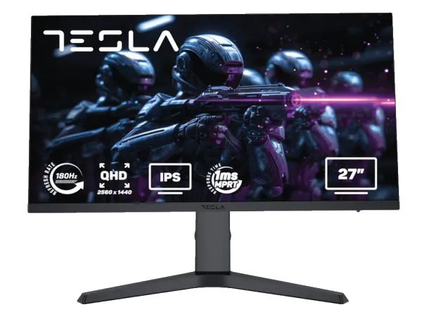Monitor TESLA 27GH647BQ 27''IPS2560x1440180Hz1ms MPRTHDMIx2,DPAdaptive syncVESAPivot,visina' ( '27GH647BQ' ) 