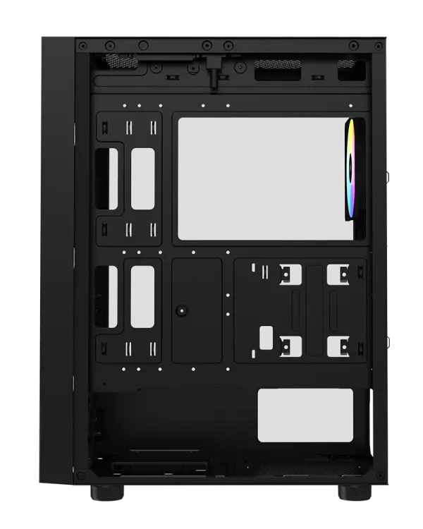 Kuciste Raidmax Vector 216 Black 4 x RGB fanWindowV216TBF