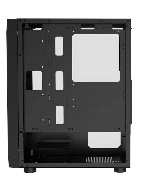 Kuciste Raidmax Vector 158 Black 3x RGB fanWindowV158TBS