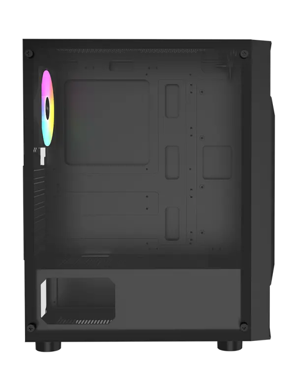 Kuciste Raidmax Vector 158 Black 3x RGB fanWindowV158TBS