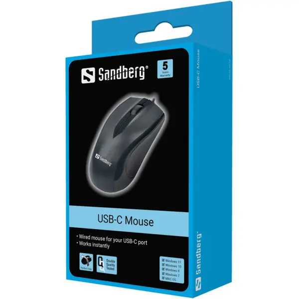 Miš USB Sandberg USB-C 631-04