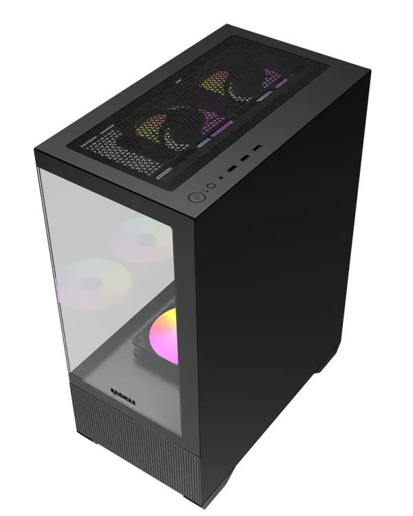 Kuciste Raidmax Infinita I802 AirGlass3 x ARGBCrniI802ABS