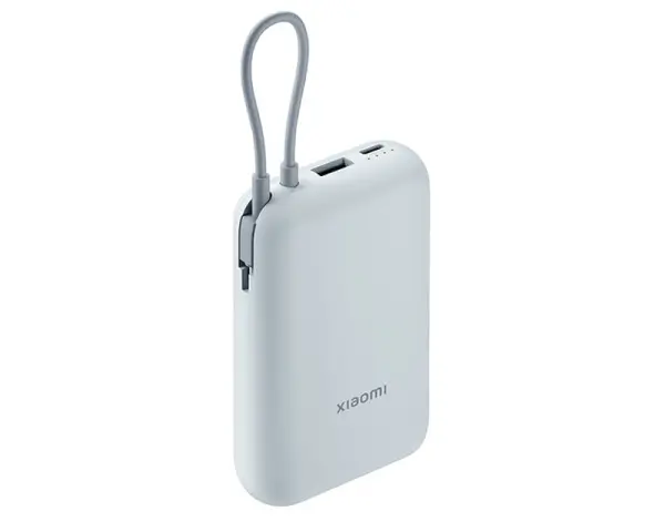 XIAOMI Power Bank 10000mAh (Integrated Cable) Ice Blue (BHR9073GL) 