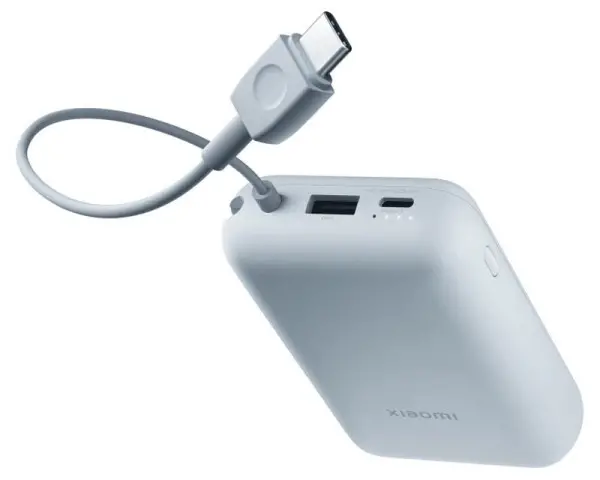 XIAOMI Power Bank 10000mAh (Integrated Cable) Ice Blue (BHR9073GL) 