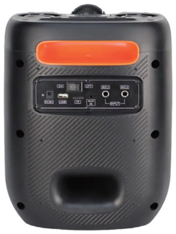 Microlab PT601W karaoke zvucnik 80W, Bluetooth, LED, 7,4V/3600mAh, Aux, USB, microSD, FM + Mic*1kom