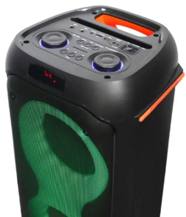 Microlab PT602W karaoke zvucnik 160W, Bluetooth, LED, 7,4V/4000mAh, Aux, USB, microSD, + Mic*2kom