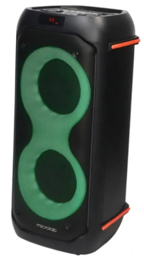 Microlab PT602W karaoke zvucnik 160W, Bluetooth, LED, 7,4V/4000mAh, Aux, USB, microSD, + Mic*2kom