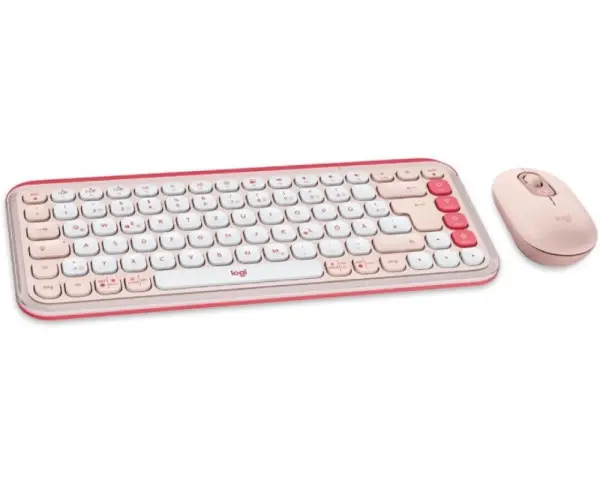 LOGITECH POP Icon Combo US tastatura rose 