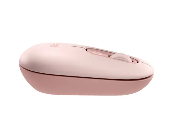 LOGITECH Pop Mouse with Emoji, Rose miš 