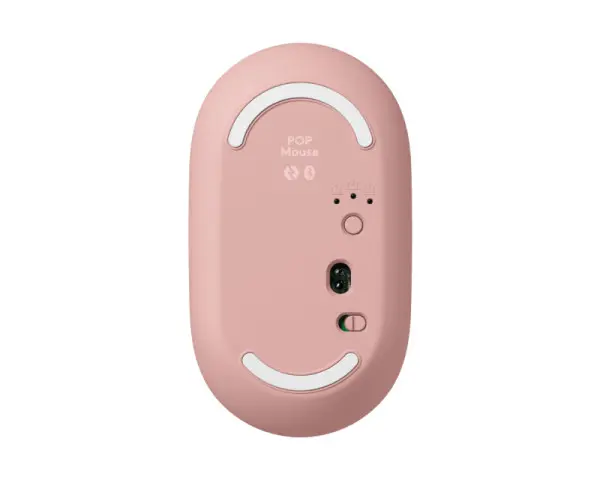 LOGITECH Pop Mouse with Emoji, Rose miš 