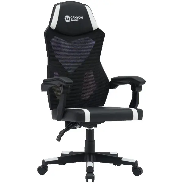 CANYON gaming chair Flow MCH01 Mesh Black White ( CNE-MCH01W ) 