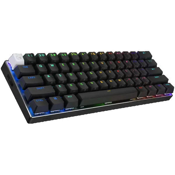 LOGITECH G PRO X 60 LIGHTSPEED Wireless Gaming Keyboard (Tactile) - BLACK - US INTL - 2.4GHZBT - EMEA28-935 - TACTILE SWITCH ( 920-011911 )