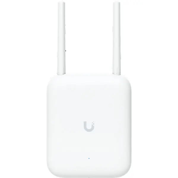 Ubiquiti U7-Outdoor All-weather WiFi 7 AP with 4 spatial streams, an integrated directional super antenna, and versatile mounting options (