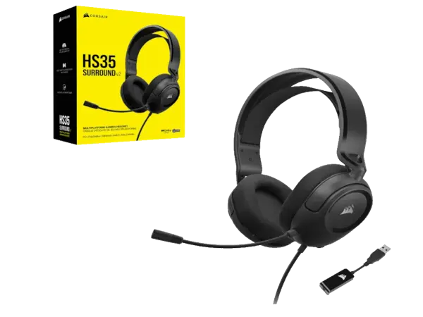 Slušalice CORSAIR HS35 SURROUND žicneCA-9011386-EUgamingcrna' ( 'CA-9011386-EU' ) 