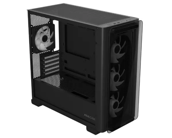 ASUS A23 PLUS TG ARGB micro-ATX kućište crno 