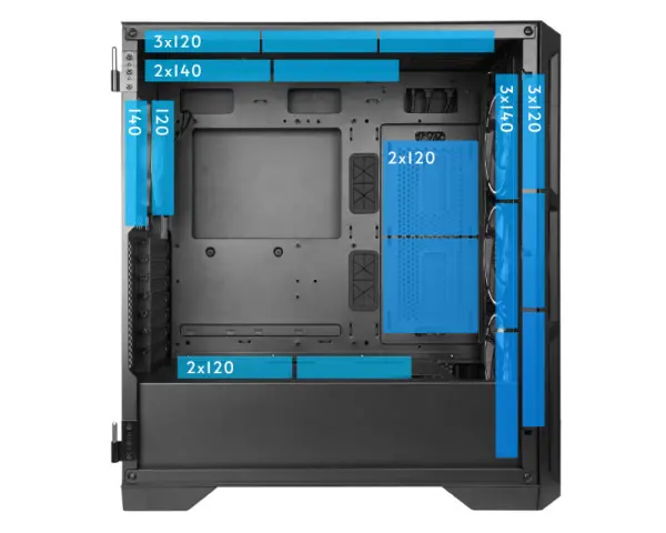 CHIEFTEC APEX LUMO GA-01B-L-OP kućište 