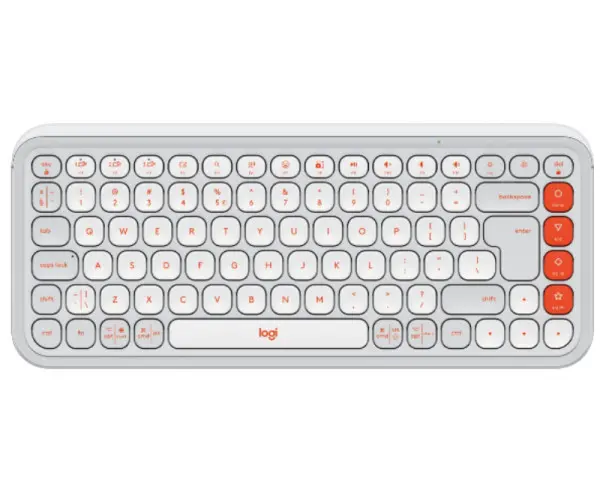 LOGITECH POP Icon Keys US tastatura bela 