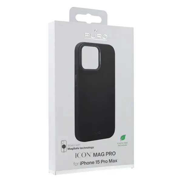 PURO futrola za iPhone 15 Pro Max CRNA