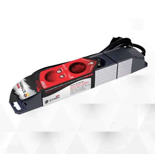 STARK Light Produžni kabl ALU 1.8m, 3 utičnice