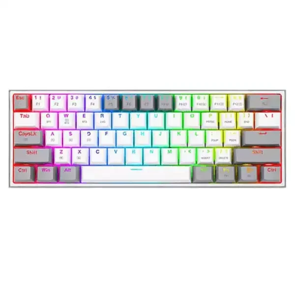 Fizz Pro White/Grey K616 RGB Wireless/Wired Mechanical Gaming Keyboard
