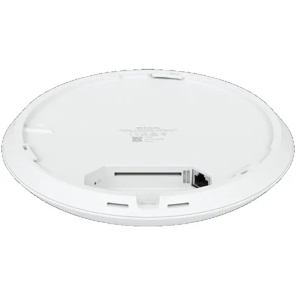 Ubiquiti U7-Pro-Max Ceiling-mounted WiFi 7 AP with 8 spatial streams, 6 GHz support, and a dedicated spectral scanning engine for interfere