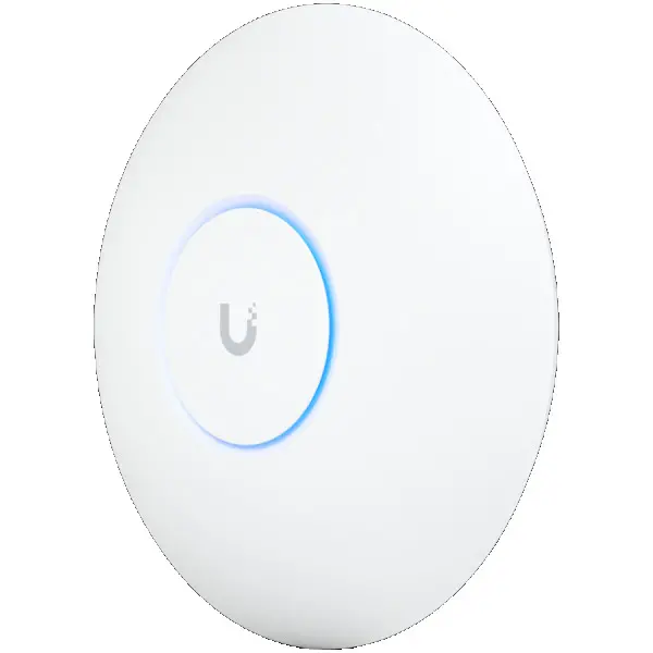 Ubiquiti U7-Pro-Max Ceiling-mounted WiFi 7 AP with 8 spatial streams, 6 GHz support, and a dedicated spectral scanning engine for interfere