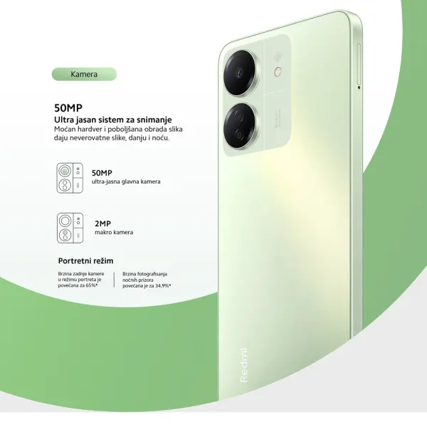 Mobilni telefon Xiaomi Redmi 13C 6-128GB plava