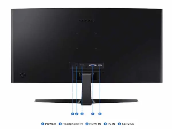 Monitor SAMSUNG LS27D366GAUXEN 27''VA,zakrivljen1920x1080100Hz4ms GtGVGA,HDMIVESAcrna' ( 'LS27D366GAUXEN' ) 