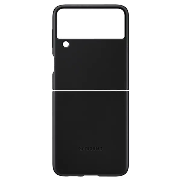 SAMSUNG kožna futrola Z FLIP 3 CRNA EF-VF711-LBE