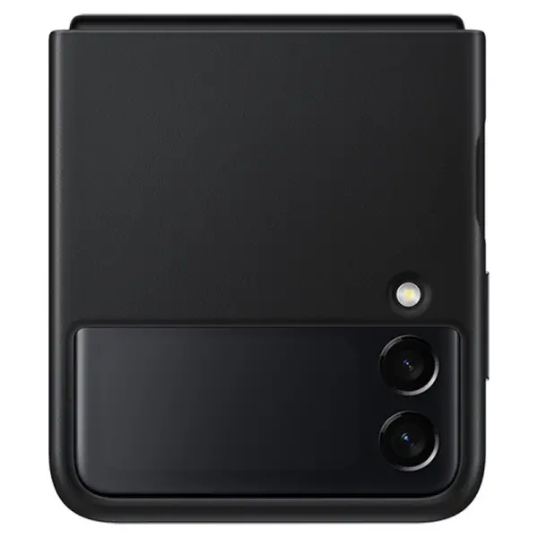 SAMSUNG kožna futrola Z FLIP 3 CRNA EF-VF711-LBE