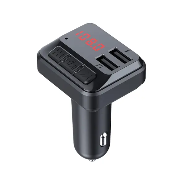 FM transmiter C6 USB Bluetooth 5.0 12-24V handsfree crni