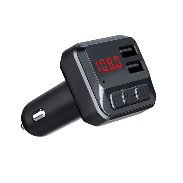 FM transmiter C6 USB Bluetooth 5.0 12-24V handsfree crni