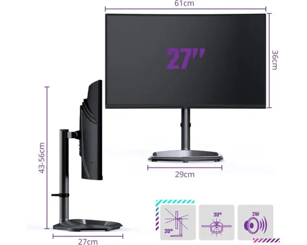 COOLER MASTER 27 inča GM27QP Gaming monitor (CMI-GM27QP-EK) 