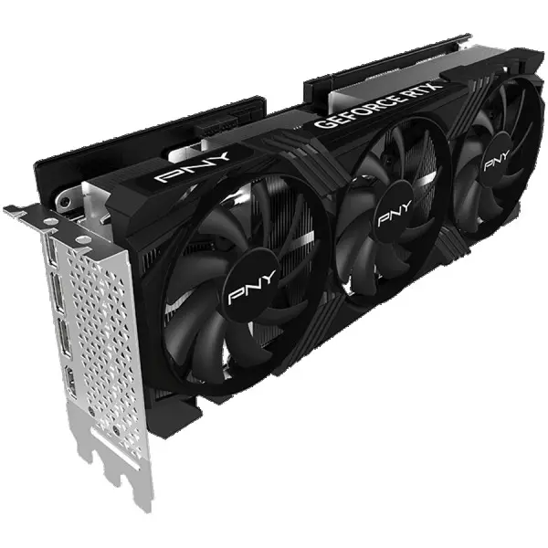 PNY Video Card NVidia GeForce RTX 4070 Ti SUPER 16GB VERTO Triple Fan Edition DLSS 3 ( VCG4070TS16TFXPB1-O ) 