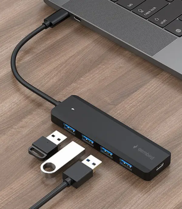 UHB-CM-U3P4P-01 Gembird 4-port USB 3.1 (Gen 1) Type-C HUB